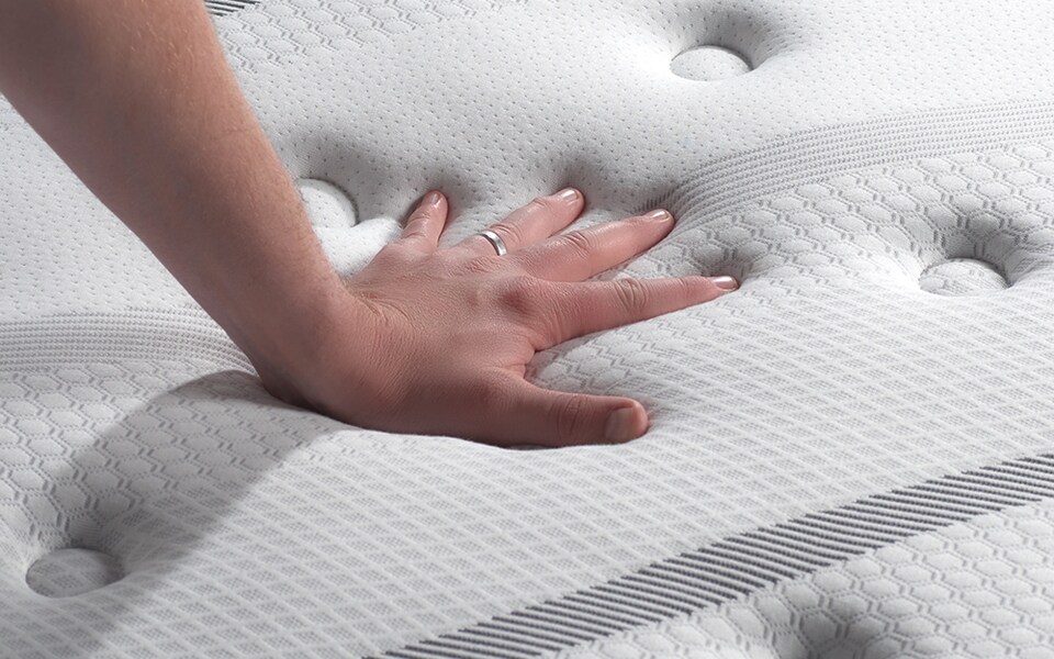 image 1 of SleepSoul Heaven 1000 Pocket Gel Mattress and Bodyshape Pillow Single | White | Single | 1