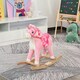 image 2 of HOMCOM Kids Rocking Unicorn Ride-On Horse Moving Mouth Tail Sounds 36-72 Mnths