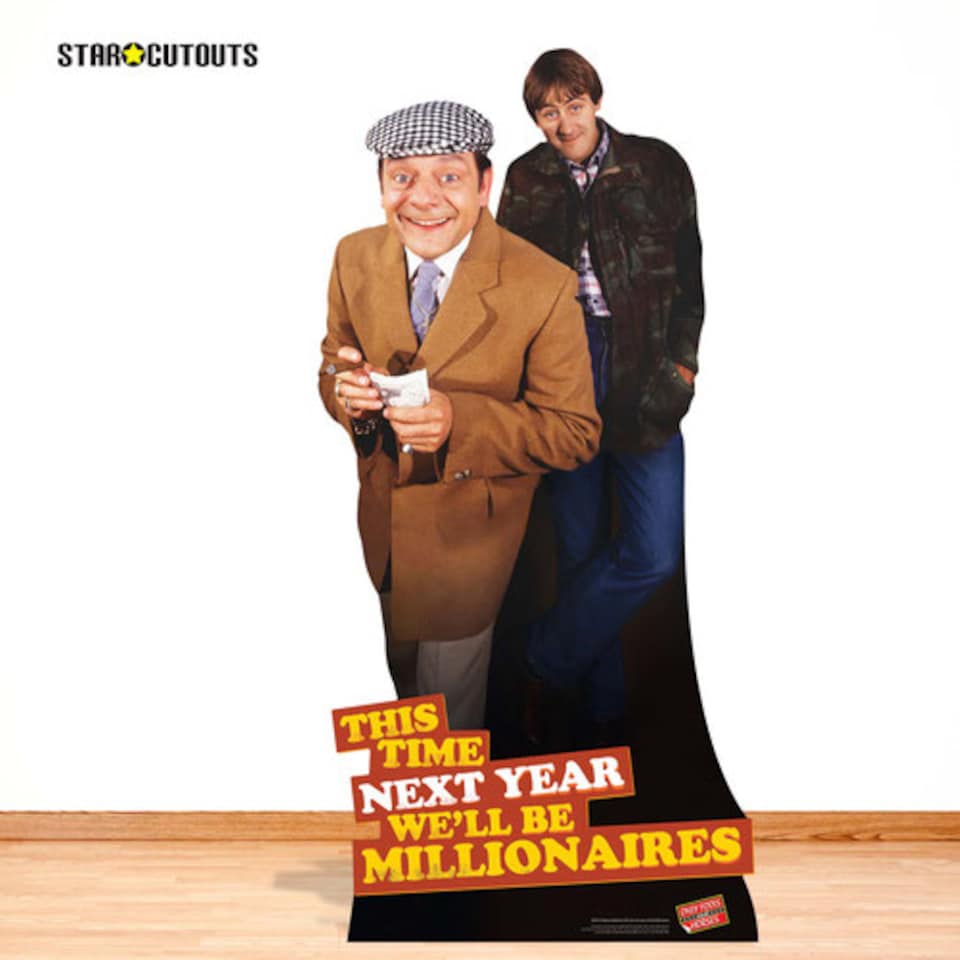 image 1 of Rodney and Del Boy (This Time Next Year We'll Be Millionaires) Only Fools and Horses Lifesize Cardboard Cutout 188cm