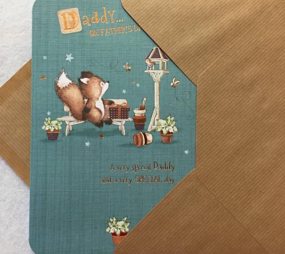 image 1 of Stars Design Father's Day Greetings Card