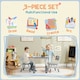 image 10 of AIYAPLAY 3 Pcs Height Adjustable Kids Table and Chair Set for Playroom Pink
