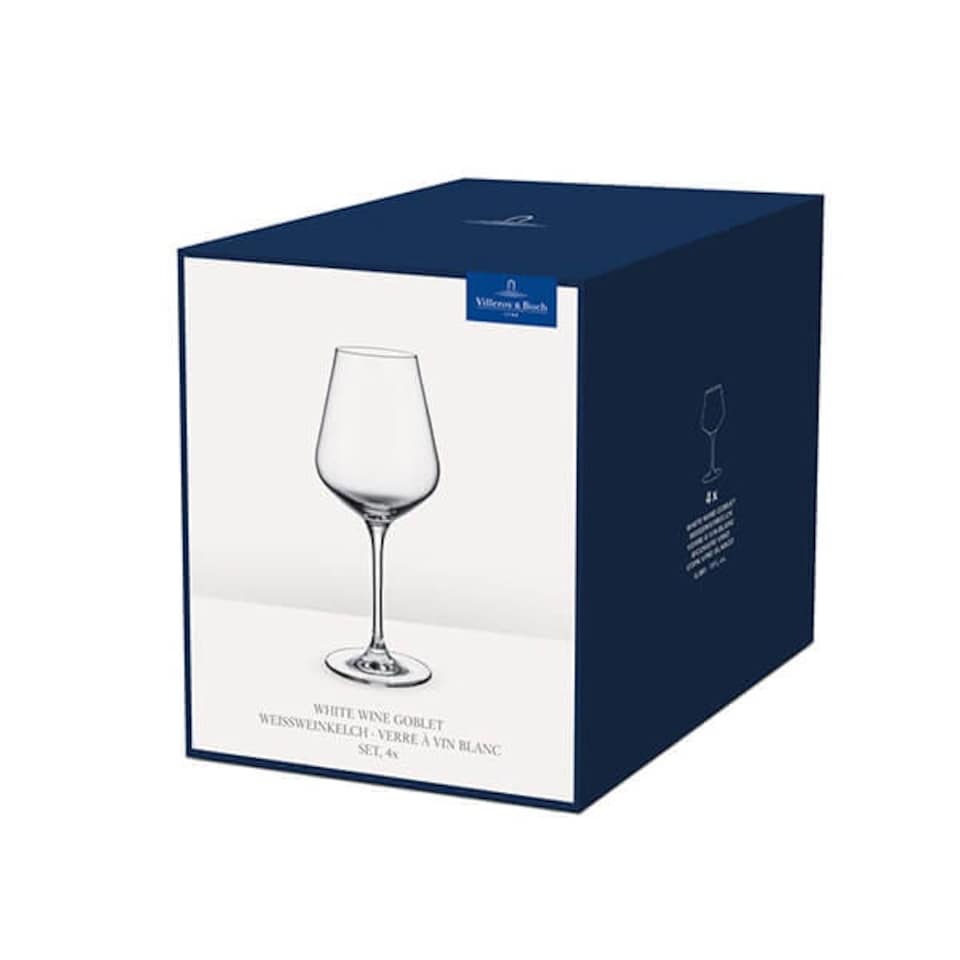image 1 of Villeroy & Boch La Divina Set of 4 White Wine Goblets