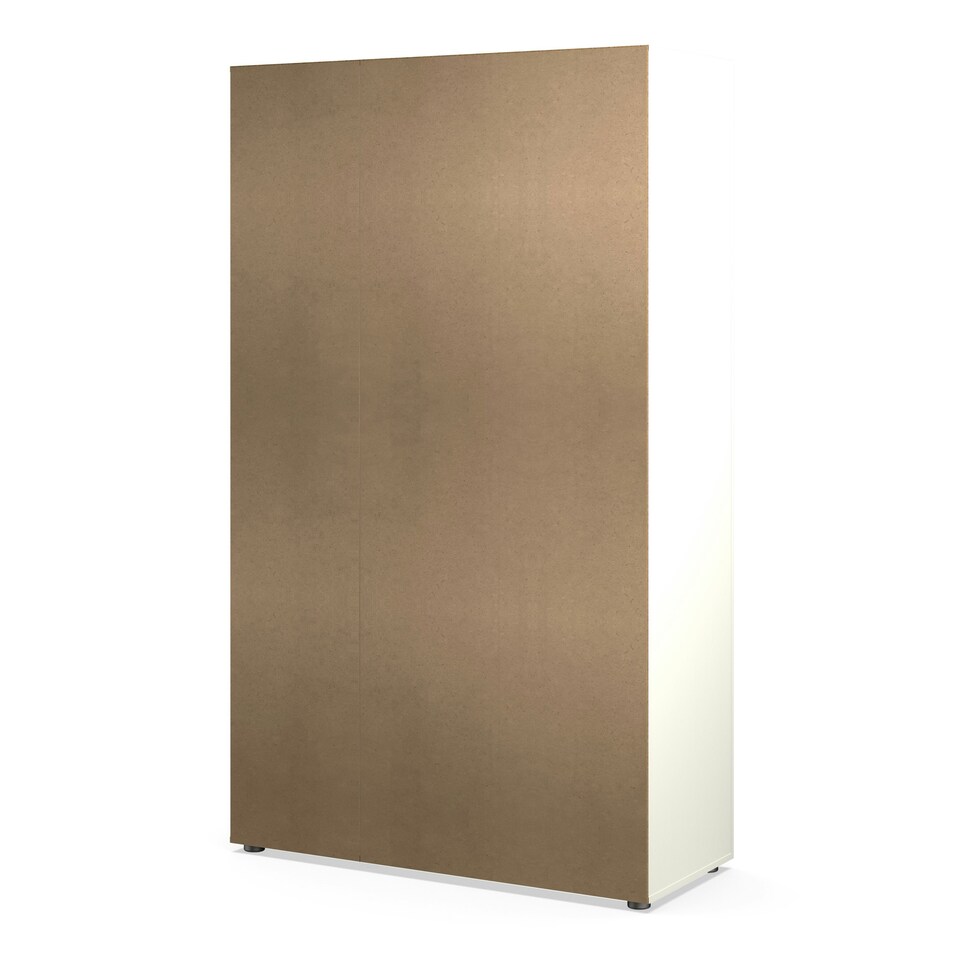 image 1 of Pepe Wardrobe with 3 Doors in White Woodgrain