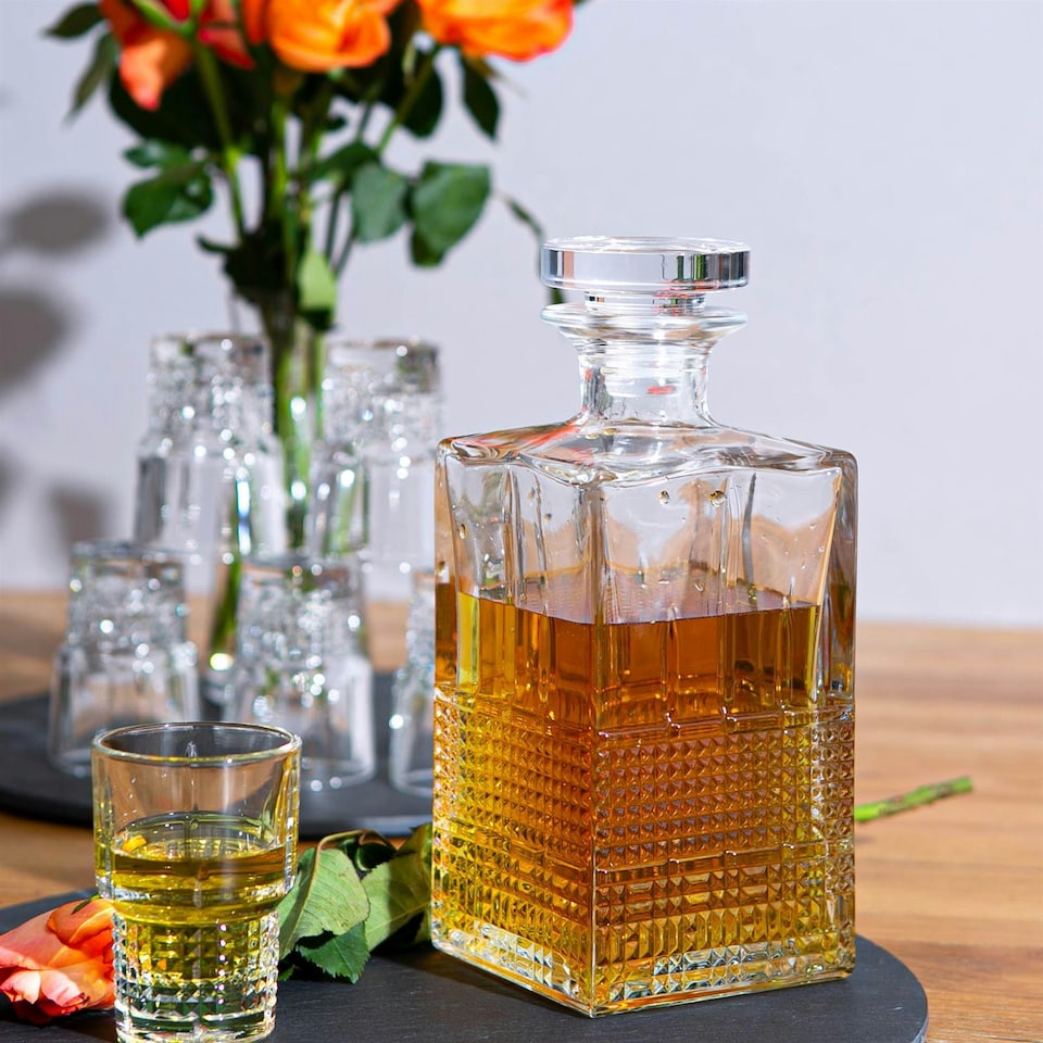 image 1 of Bormioli Rocco Bartender Novecento Whisky Decanter - 780ml Clear