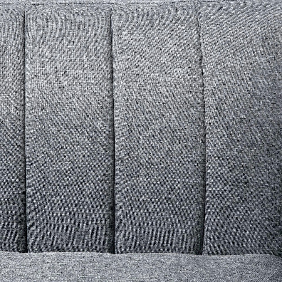 image 1 of HOMCOM 3 Seater Linen Sofa Bed with Adjustable Backrest for Living Room