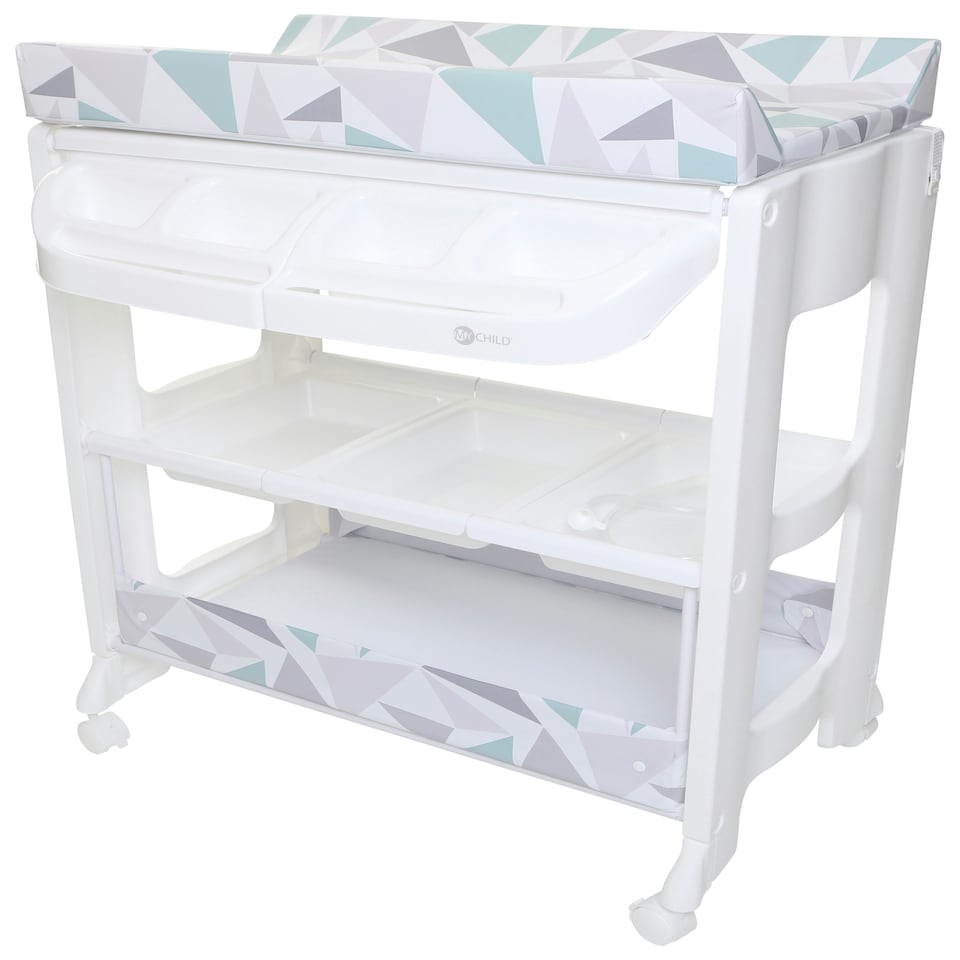 image 1 of Mychild® Peachy Changing Unit, Geo Diamond