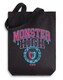 image 1 of Monster High Ladies Black Be Yourself Tote Bag | Classic Cartoon Design with 'MONSTER HIGH, BE YOURSELF, EST 2011' Text | Ideal for Carrying Personal Items | Monster High Merch | Black | Black