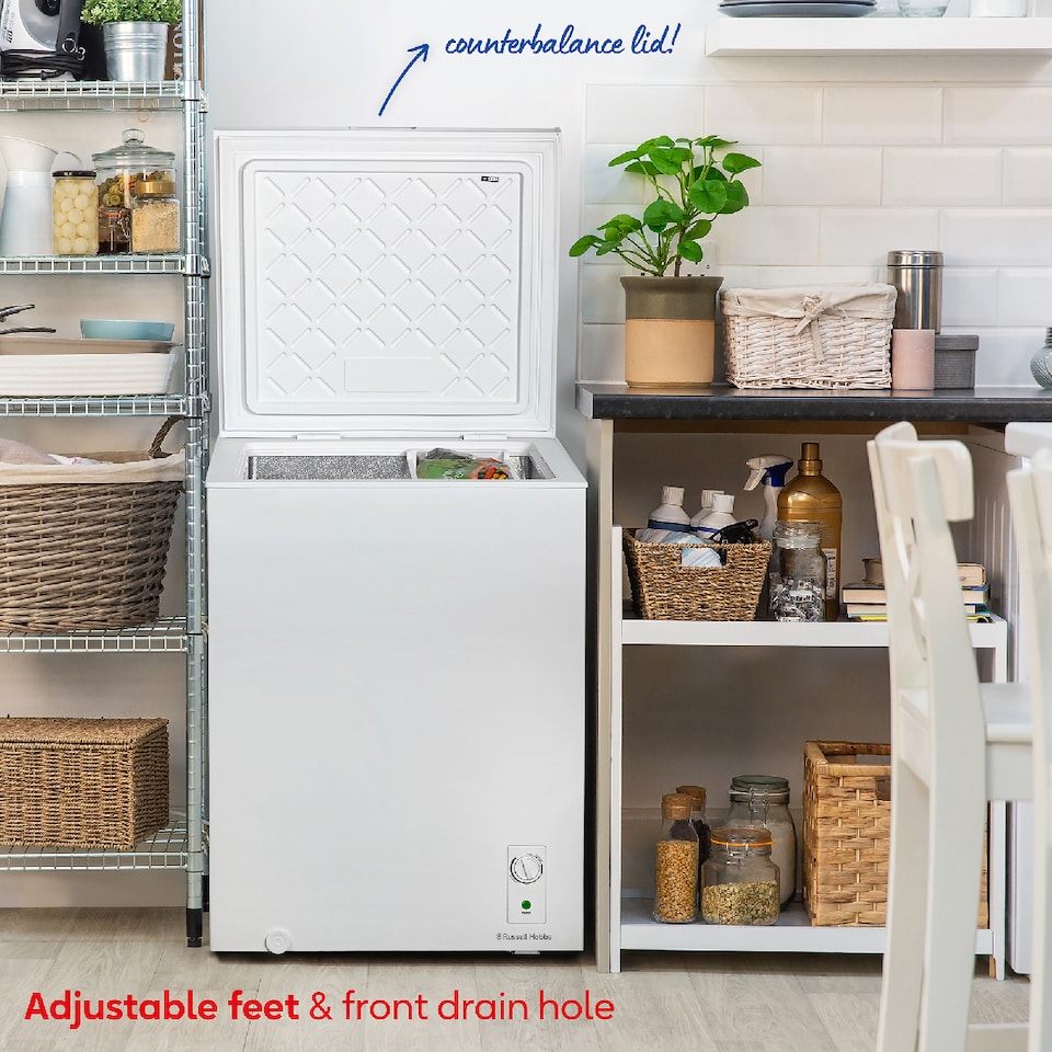 image 1 of Russell Hobbs RH142CF0E1W Chest Freezer 143L Freestanding White 5 Year Guarantee