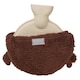 image 4 of Hot Water Bottle Soft Fluffy Christmas Themed Cover Stress & Pain Relief 0.85L