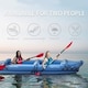 image 5 of Single/Double Seater Inflatable Kayak with Paddles and Kit | Multi