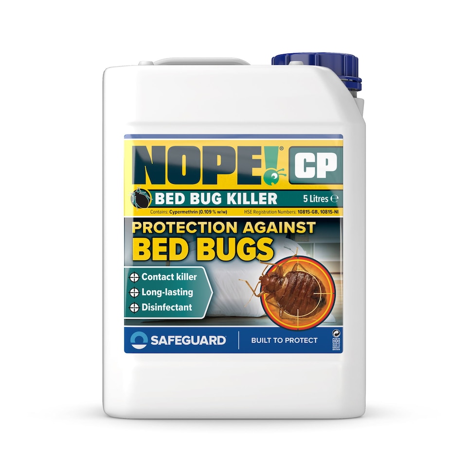 image 1 of NOPE CP Bed Bug Killer (5 Litre) Odourless & Non-Staining Bed Bug Treatment for Mattress, Carpets, Bed Frames, Furniture.