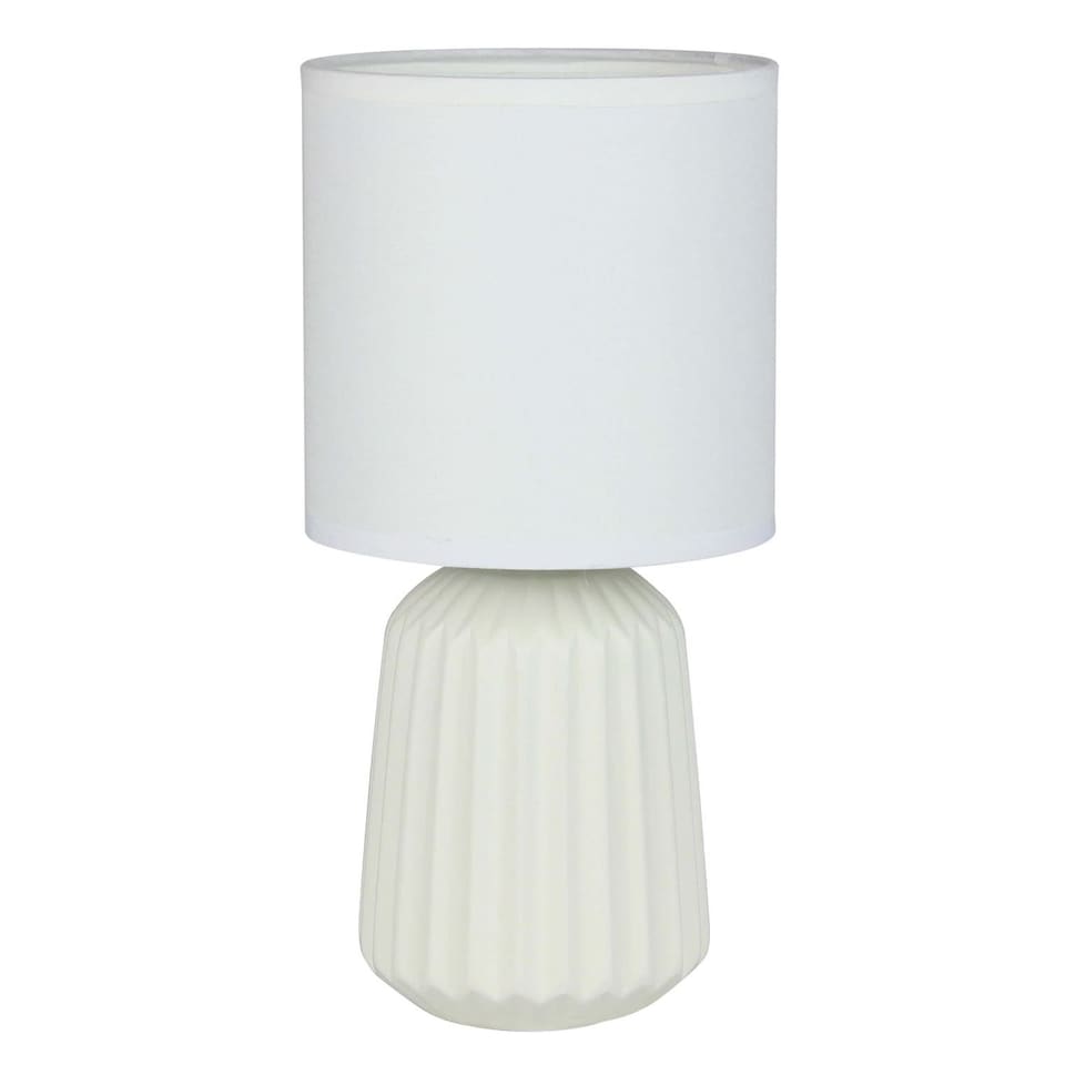 image 1 of Fox - White Ceramic Lamp | White | White | Medium | 1