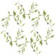 image 1 of 6 x 125cm Artificial Hanging Trailing Fern Plant
