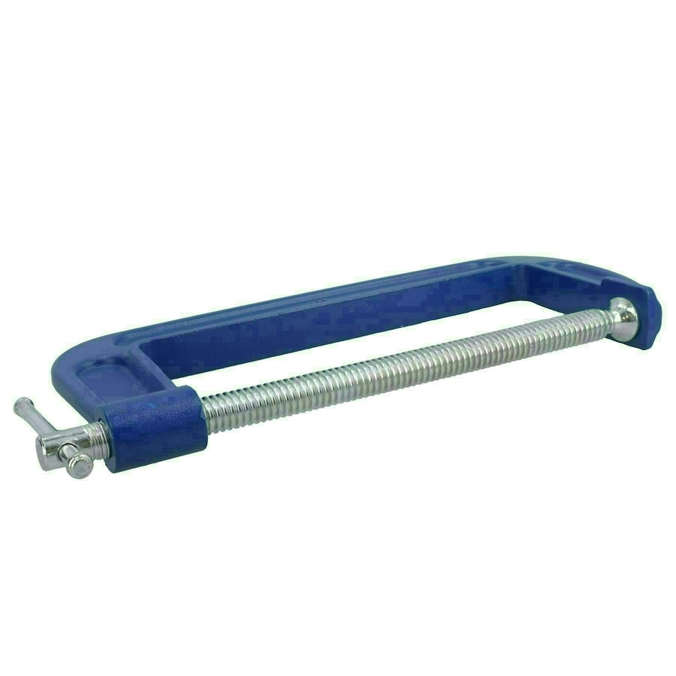 image 1 of 8" Heavy Duty G Clamp C-Clamp Grip Holder vice Clasp Woodworking 1 Pack