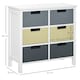 image 3 of HOMCOM Simple Chest of 6 Drawers Storage Cabinet for Dining