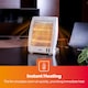 image 6 of GEEPAS Quartz Halogen Heater | 2 Heat Settings 400W/800W, White