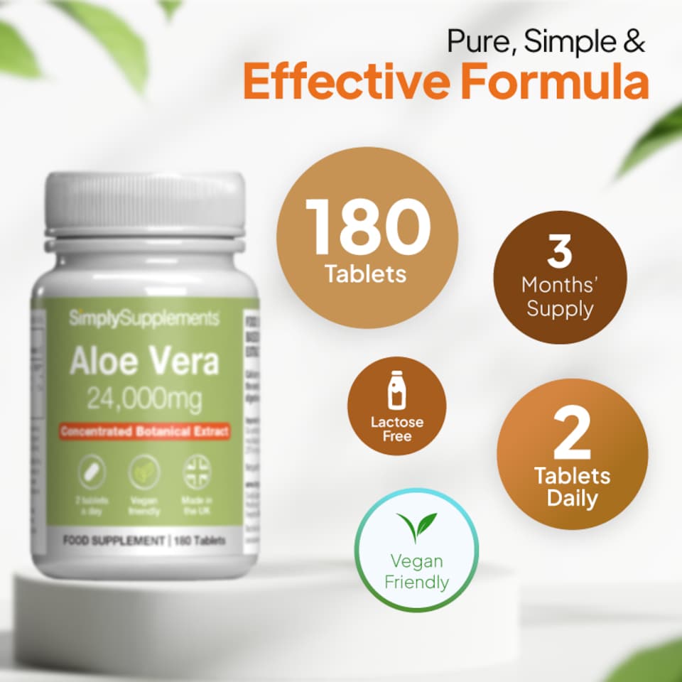image 1 of Aloe Vera Extract Tablets 24,000mg