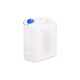 image 1 of 20L Plastic Water Jerry Can with Spout & Tap | White | 1