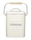 image 1 of KitchenCraft Compost Bin Cream Metal 3L