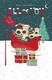 image 2 of Boofle Family on Sleigh To All Of You Christmas Card