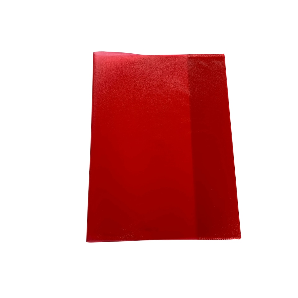image 1 of Pack of 10 9x7" Frosted Red Exercise Book Covers