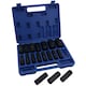 image 1 of 1/2in Drive Deep Metric Impact 6 Point Single Hex Sockets 10 – 32mm 18pc