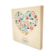 image 1 of Summer heart Marine symbols (Canvas Print) 91cm x 91cm