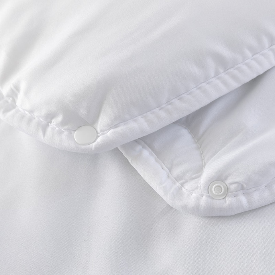 image 1 of 4 Season 3 in 1 All Season Duvet (9.0 + 4.5 Tog ) Detachable Soft Touch Microfibre Duvet Super King | White