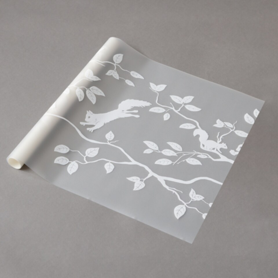 image 1 of d-c-fix Pineview 45cm x 1.5m Premium Static Cling Vinyl Window Film for Privacy and Decor