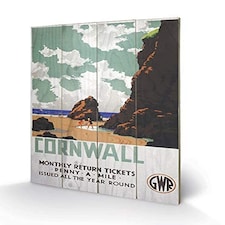 CORNWALL (PENNY A MILE) SMALL WOOD - WOOD PANEL