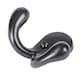 image 3 of Hammer & Tongs Double Coat Hook - W70mm x H50mm - Black | Black | Black | One Size