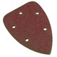 image 3 of Hook And Loop Detail Sanding Pads Discs 140mm Triangular 120 Grit Fine 25pc