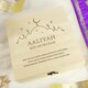 image 6 of Personalised Eid and Ramadan Large Wooden Keepsake Box Brown