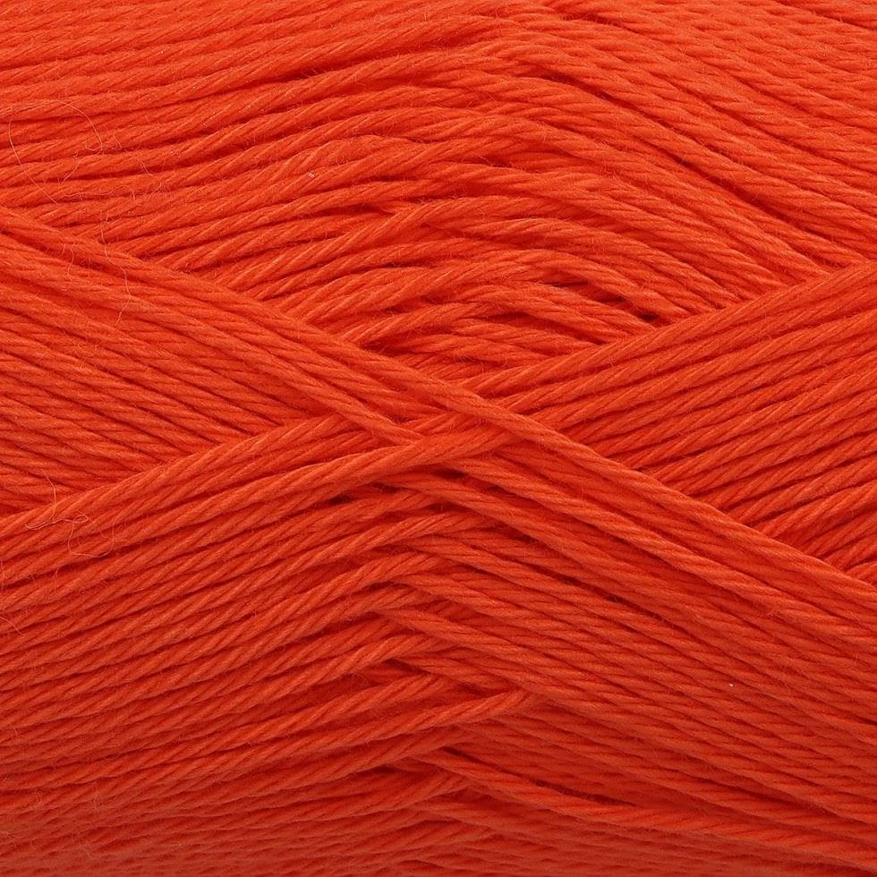 King Cole Red Giza Cotton 4 Ply Yarn (Value Pack 12 x 50g Balls) For Crochet, Knitting - 158m per ball