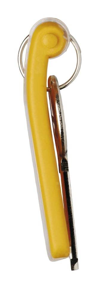 image 1 of Durable Key Clips Organisational Label Hooks | 6 Pack | Yellow | Yellow