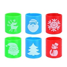 Assorted Christmas Mini Springs - Pack of 6