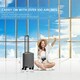 image 2 of Flight Knight Premium Hard Shell Lightweight Cabin Suitcase - Built-in TSA Lock & USB Port - 100+ Airlines Approved - easyJet, Ryanair & Jet2 - 55x35x20cm Grey | Anthracite | Cabin Bag