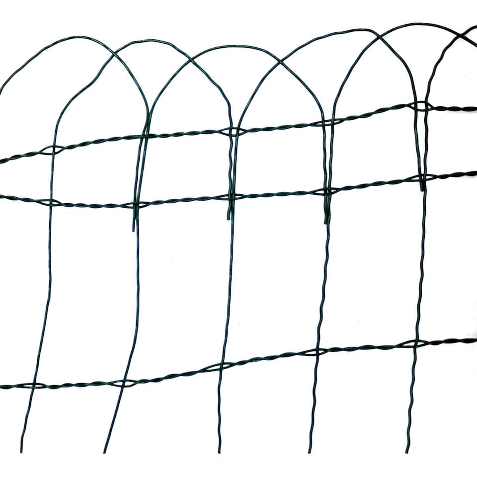 image 1 of 10m x 400mm Garden Lawn Border Edging Fencing PVC Coated Wire