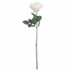image 2 of Large Garden Rose Artificial Flower - L5 x W10 x H75 cm - White