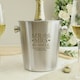 image 1 of Personalised Mr & Mrs Stainless Steel Ice Bucket