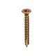 image 1 of Vortex High-Performance Woodscrews CE 5.0 x 40mm - Box of 200 | Gold | 5.0 x 40mm