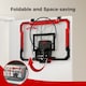 image 7 of Dekko Mini Basketball Hoop Over Door for Kids Indoor Sport Backboard 4 Balls