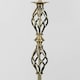 image 2 of ValueLights Traditional Style Antique Brass Double Twist Floor Lamp Base