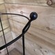image 7 of 2 Pack of Tom Chambers Cottage Heavy Duty Black Metal Steel Herbaceous Garden Plant Support Ring 60cm x 35cm
