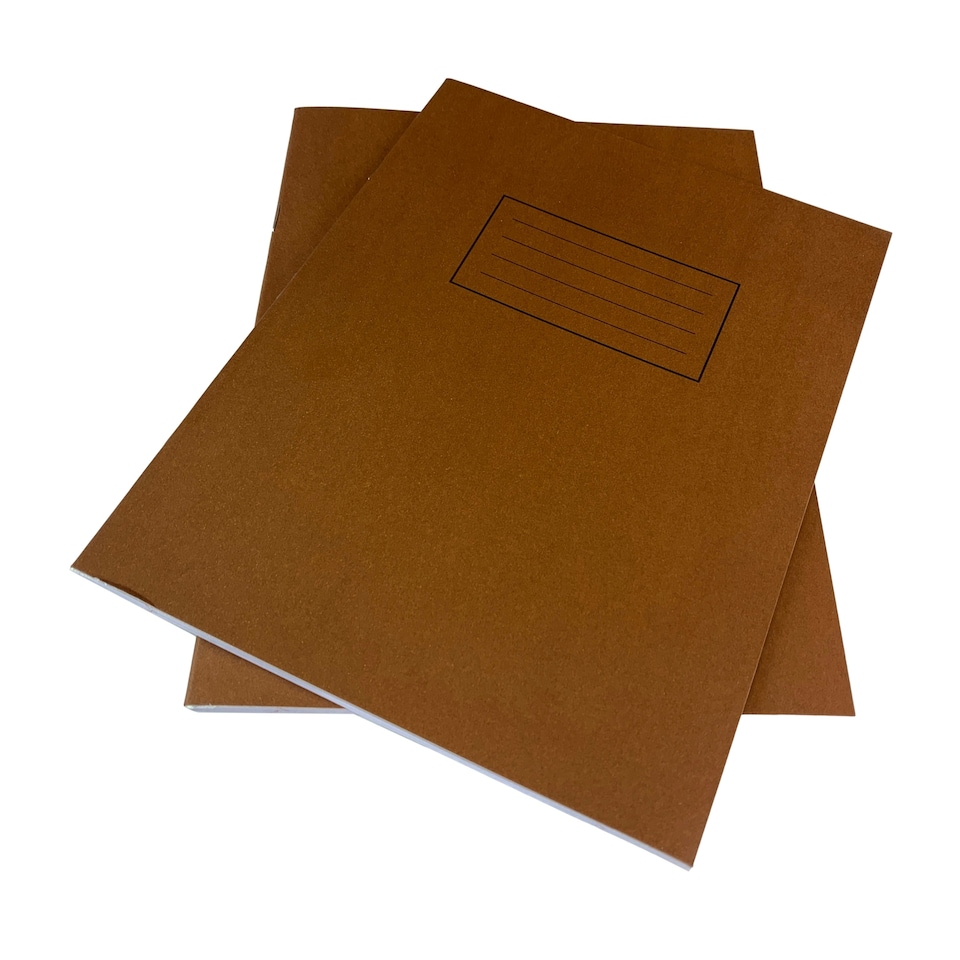 image 1 of Janrax 9x7" Brown 80 Pages Feint and Ruled Exercise Book