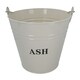 image 5 of Cream Coal Bucket With Lid & 5" Shovel Metal Ash Tidy Bin Coal Fire Log Burner