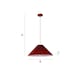 image 7 of ValueLights Akira Burnt Orange Paper Pleated Single Drop Ceiling Pendant Light with LED Bulb