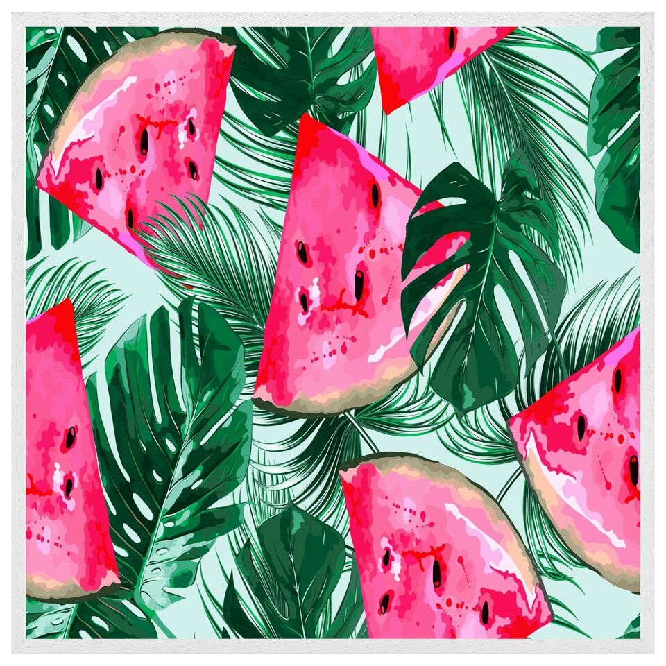 image 1 of Watermelon (Picture Frame) White | XL