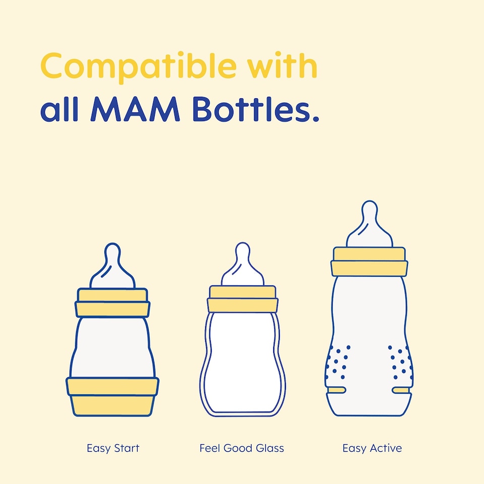 image 1 of MAM Size 3 Bottle Teats with SkinSoft Silicone Suitable for 4 Plus Months Pack of 4 | Multi