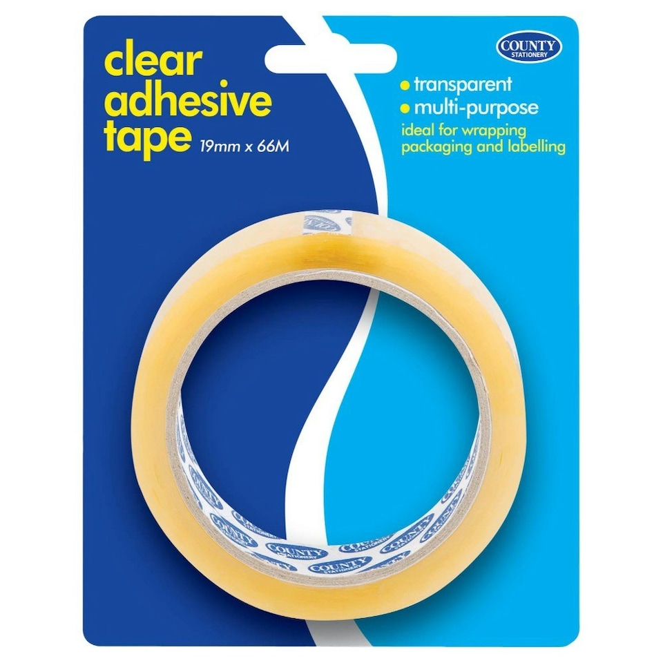 image 1 of Clear Adhesive Tape 19mm x 66M